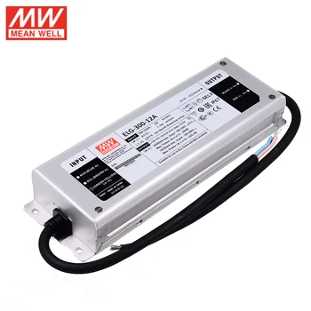 

MEAN WELL ELG-300-12A 264W 12V LED Power Supply 110V/220V AC to 12V DC 22A waterproof IP67 Meanwell Adjustable led driver