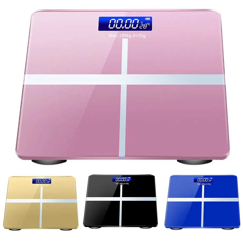 

New Digital Temperature Display Home Weighing Scale Weight Balance Body Fat Analyzer