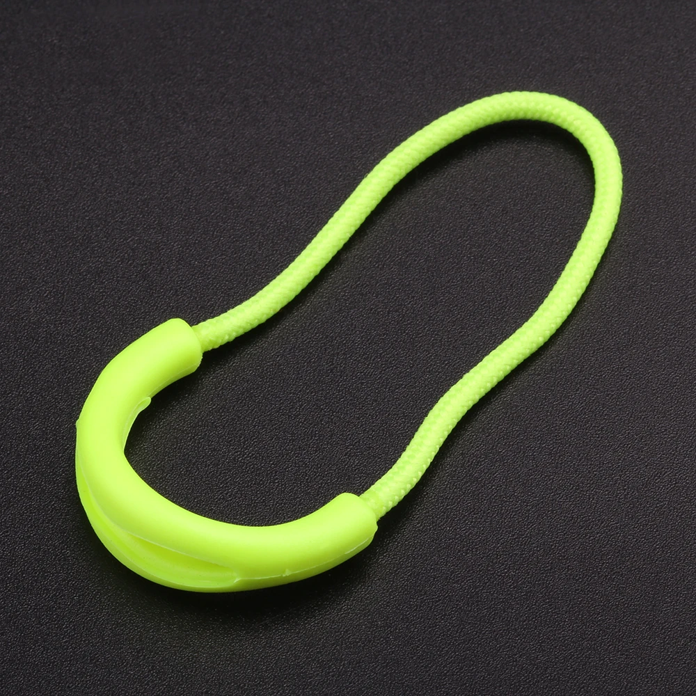 Quality Big Zipper Pull Cord Zipper Rope Pull Puller End Fit Rope Tag Fixer Zip Cord 10Pcs/30Pcs/100Pcs For Garment Bags zipper pullers zipper accessories