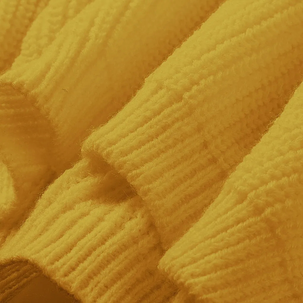 Женский пуловер с капюшоном вязанные свитера топы мода осень/зима дамы длинный рукав шнуровка на чашечках Однотонный свитер праздничная одежда