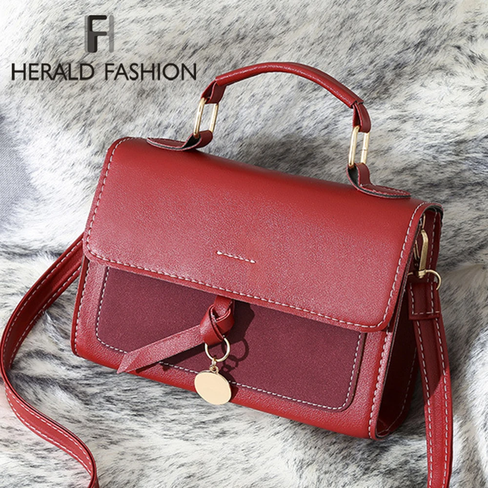 

MINI Solid Color Simple Pu Leather Crossbody Bags For Women 2019 Shoulder Messenger Bag Female Travel Handbags and Purses