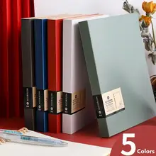 Cuaderno diario de hojas sueltas A5 cubierta línea cuadrícula planeador diario semanal Agenda cuaderno organizador escuela Oficina suministros cuaderno