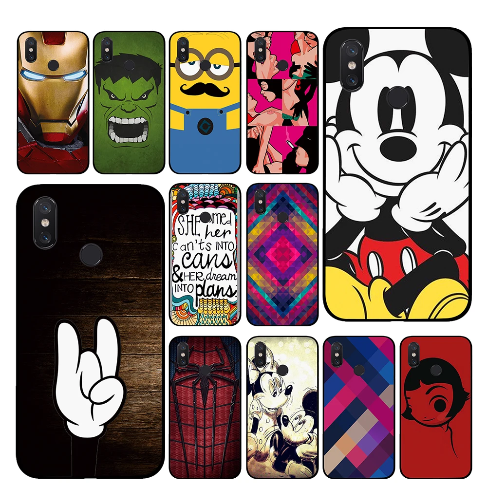 

psychedelic cases for Xiaomi Redmi GO 4 5 6 7 Pro 4A 4X 5A 5Plus 6A
