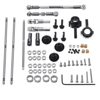 

Upgrade Metal Gear Bridge Axle For WPL B16 B36 RC Car Spare Parts Metal Front Middle Rear Axle Gear