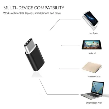 

Type-C Male Connector to Micro USB 2.0 Female USB 3.1 SHIPPING Data DROP Adapter Converter N9K3 E8M3