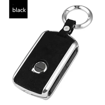 

Genuine Leather Galvanized Alloy Car Key Case Cover For VOLVO S90 V90 XC90 XC60 XC40 Key Case Cover For Car Auto Accessories