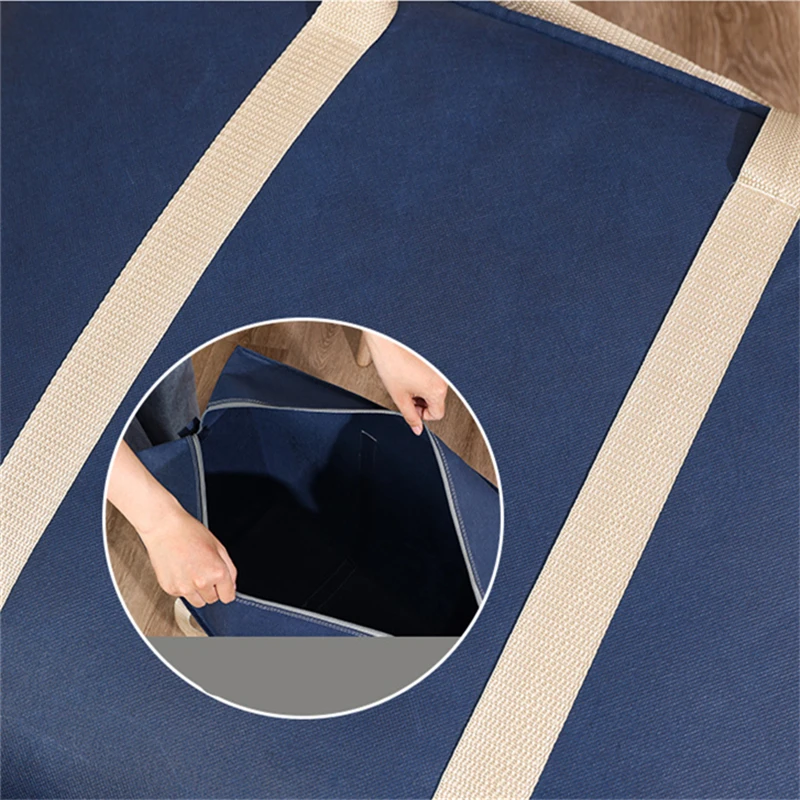 Waterproof Travel Luggage Handbag Durable Home Clothes Storage Bags With Zipper Quilt Blanket Organizer Sorting Bags Foldable