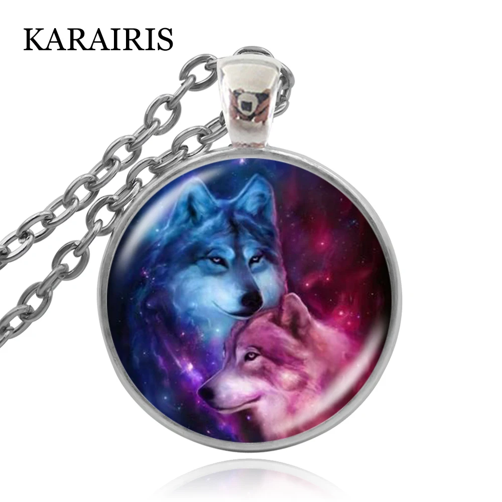 KARAIRIS новинка 2020 года модные ювелирные украшения ожерелье со стеклянным волком