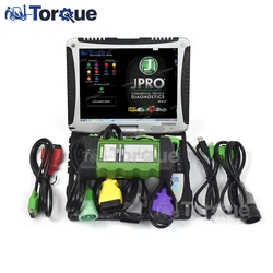 Outil de Diagnostic de flotte pour JPRO DLA, Scanner de camion Diesel robuste, avec ordinateur portable CF19 