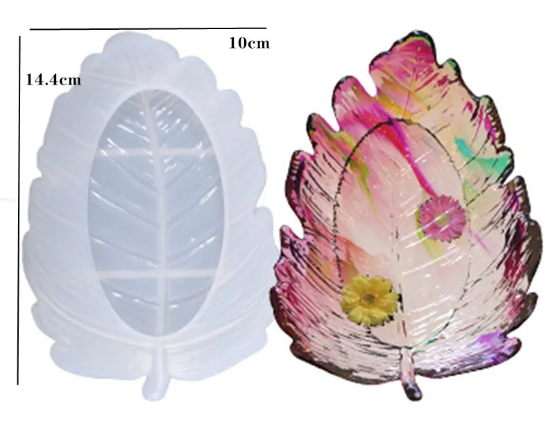 DIY Crystal Silicone Mold - Three-Layer Decorative Fruit and Tea Plate