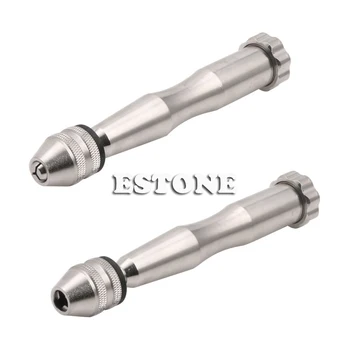 

1Pc 0.3-3.2mm Mini Manual Aluminum Hand Drill Chuck Twsit Micro Drill Bit Tool New 2017