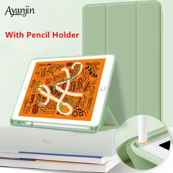 

Cover For iPad 9.7 inch 2017 2018 Case With Pencil Holder Smart PU Leather Soft Silicone Case For iPad A1822 A1823 A1893 A1954