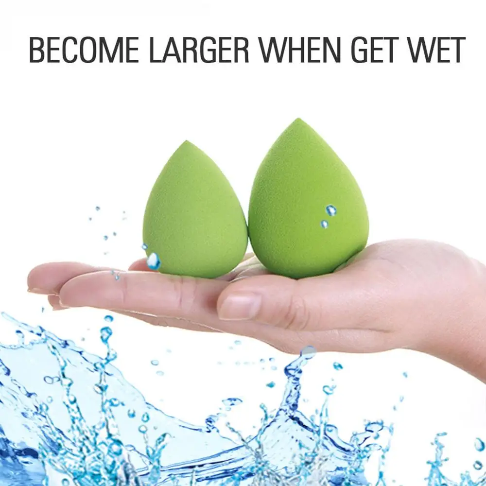 Макияж Pro губка основа косметический спонж консилер пудра влажный стать больше