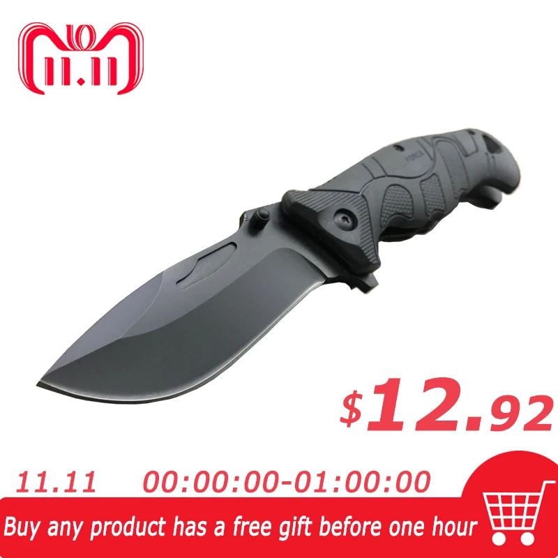 

LDT EF 141 Folding Knife 440C Blade Glass Fiber Plastic Handle Camping Hunting Survival Knives Pocket Outdoor Knife EDC Tool