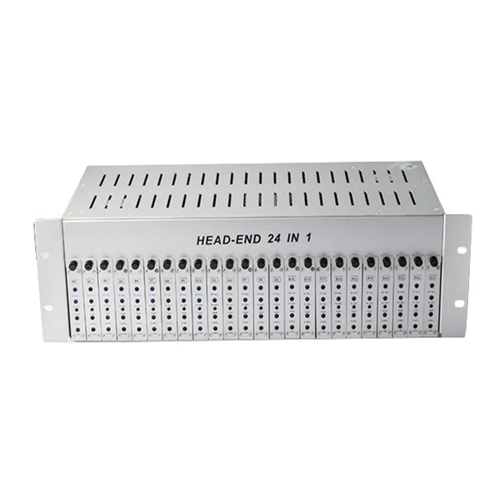 

24-channel adjacent-frequency analog modulator, hotel, hotel, cable TV, front-end equipment, AV audio and video to RF coaxial