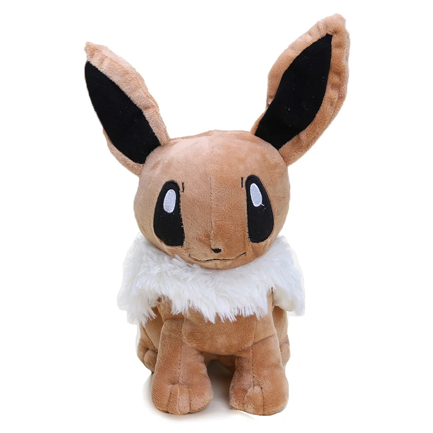 Такара Tomy плюшевые игрушки 30 см Пикачу Eevee плюшевые Espeon Umbreon Vaporeon Jolteon Flareon Мягкие плюшевые куклы - Цвет: Eevee