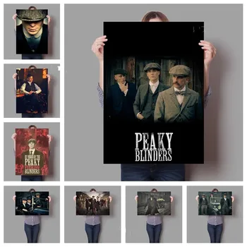 

British Criminal Gangster Tv Series Peaky Blinders Wall Art Family Decor Canvas Painting Poster Print Picture for Living Room