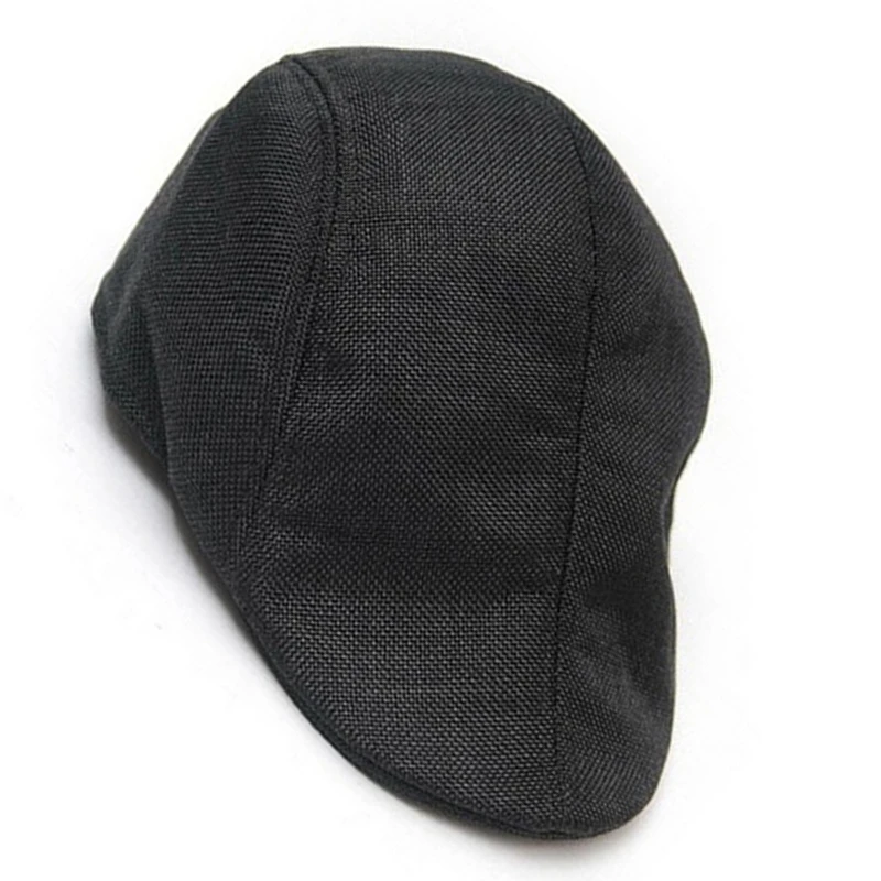 Womens Mens Cap Flat Cabbie Linen Beret Duckbill Golf Driving Travel Caps Hat Boina Fashion Newsboy Beret Hat Autumn And Winter
