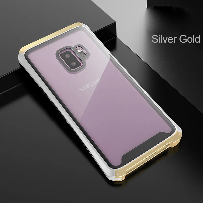 Роскошный металлический чехол S9 для samsung S9, металлический корпус, оправа закаленное стекло, защита от падения, чехол для samsung Galaxy S9, защитный чехол, Funda