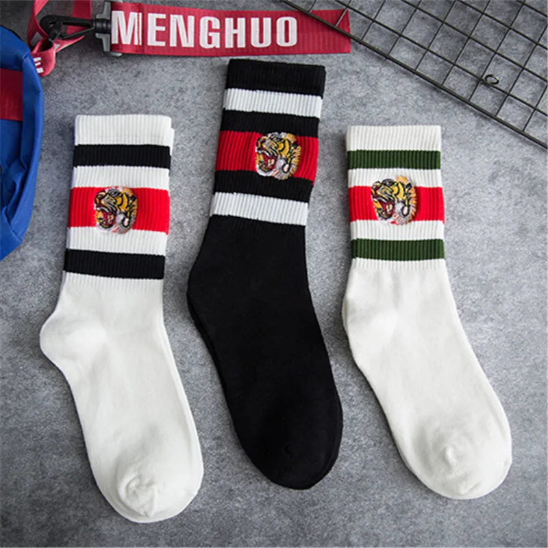 Harajuku Japanese Summer Ankle Crew Socks Women Fashion Tiger Calcentines Mujer Sokken Skarpetki Damskie Chaussette Femme