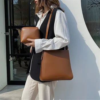 

Brand Original Design Bucket Bag 2020 New Simple Joker Bucket Bag Shoulder Messenger Bag