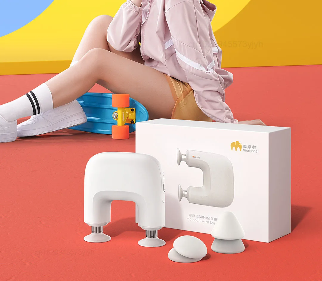 Youpin Momoda Double Head Mini Massger U Type Pocket Massage Gun description image 25
