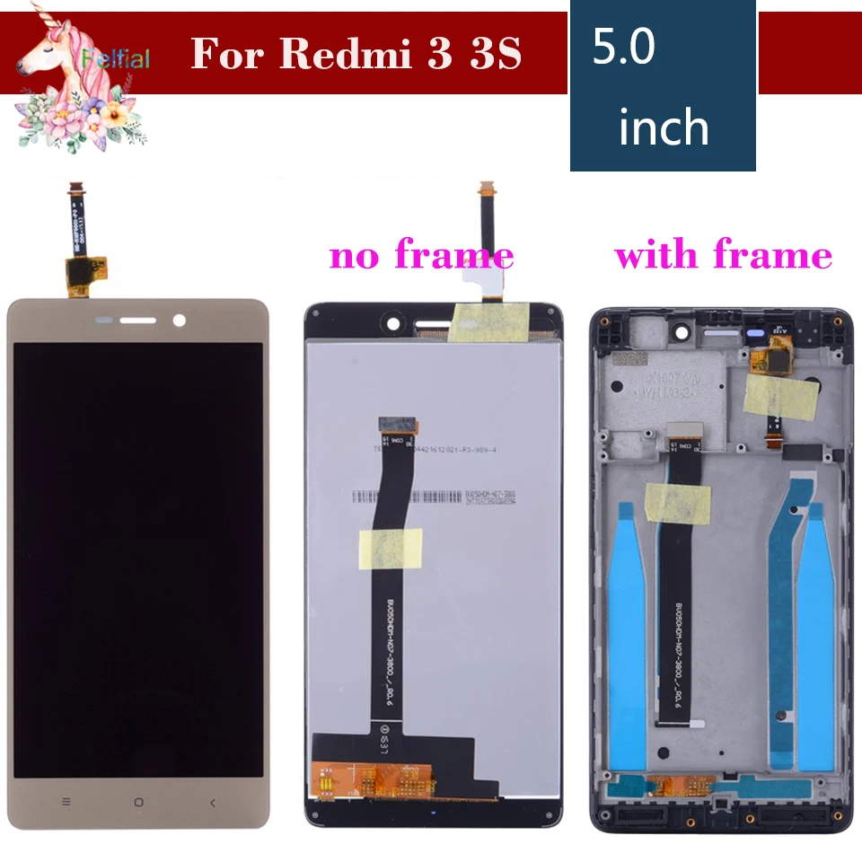 Жк-дисплей 5 0 дюйма для XIAOMI Redmi 3 3X 3S Pro Prime сенсорная панель дигитайзер в сборе
