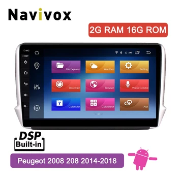 

Navivox 10 inch Android 8.1 Car GPS Multimedia For Peugeot 2008 208 series 2014 2015 2016 2017 2018 Car Navigation