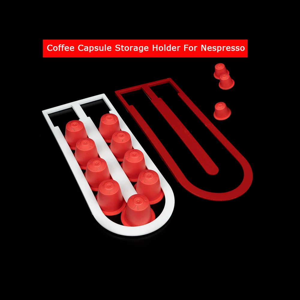 Держатель для кофейных капсул Nespresso подставка хранения 10 чашек органайзер