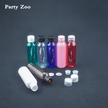 200X60 мл прозрачный мини пустой флакон прозрачный макияж пластик PET пластиковый дорожный набор бутылочки контейнеры с винтовой крышкой