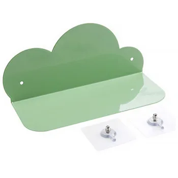 

Multifunctional Decorative Wall Portable Hanging Cloud Design Iron Kitchen Organizer Shelf Storage Rack