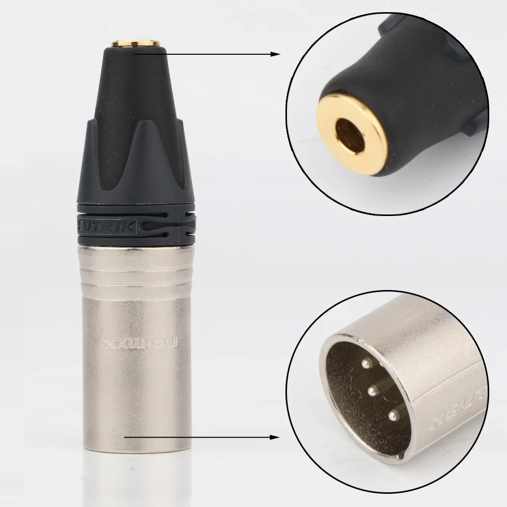 HIFI NEUTRIK 4.4mm/2.5mm TRRS Balanced Female to 4pin XLR Male Converter Adapter | Электроника