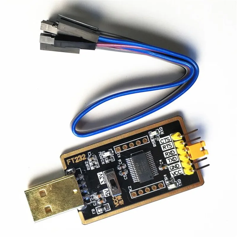 

Tyrant Gold FT232 Upgrade Small Board USB to TTL Serial Port FT232R FT232RL Flashing Download Line