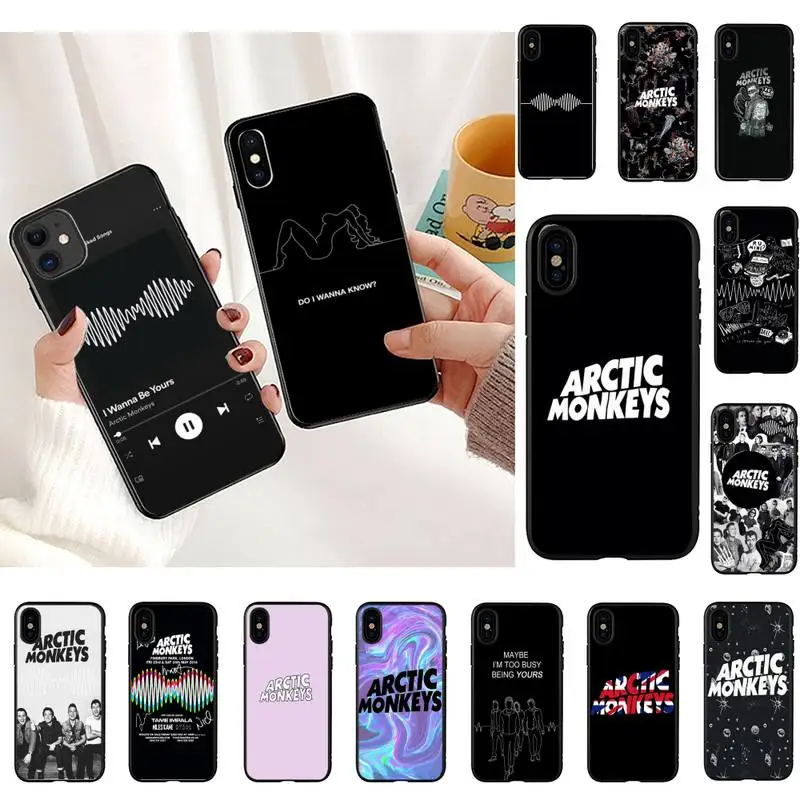 FHNBLJ чехол для телефона с арктическими обезьянами iphone 13 11 8 7 6 6S Plus plus X XS MAX 5 5S XR 12 Pro