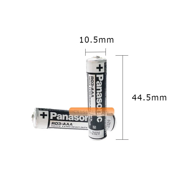 2 шт./лот Panasonic R03 1,5 в AAA батареи щелочные батареи без ртути сухой аккумулятор для электрической игрушки фонарик часы мышь