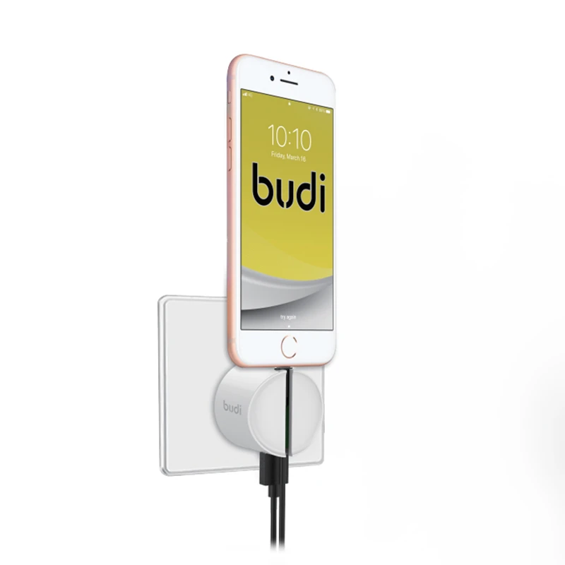 Budi Mobile Phone Travel Charger 5V2.4A Fast Quick Iphone Adapter 12V