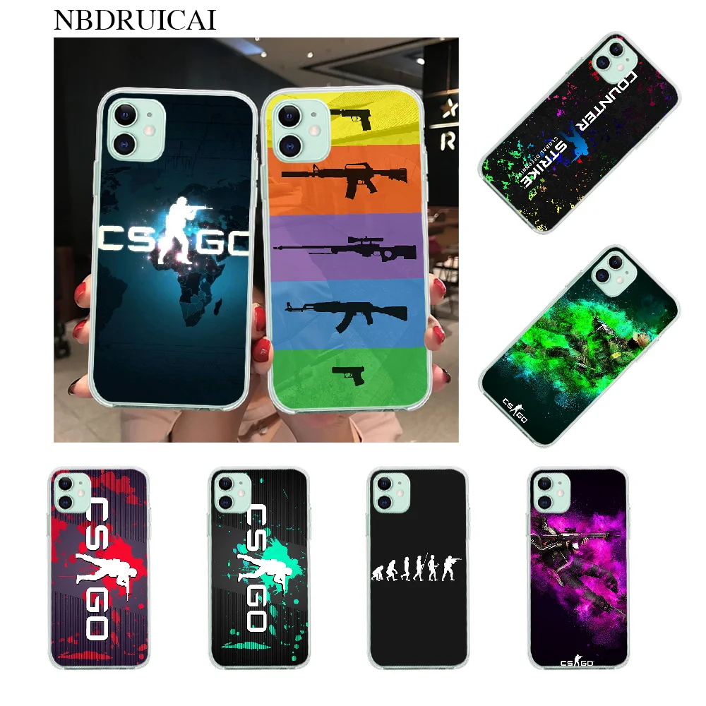 Чехол для телефона NBDRUICAI CS GO черный мягкий чехол iPhone 11 pro XS MAX 8 7 6 6S Plus X 5S SE XR |