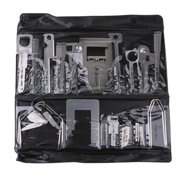 

38Pcs/Set Vehicle Car Stereo Radio Release Removal Tools Key Kit with Bag Kenwood Tool Fit for Benz Ford