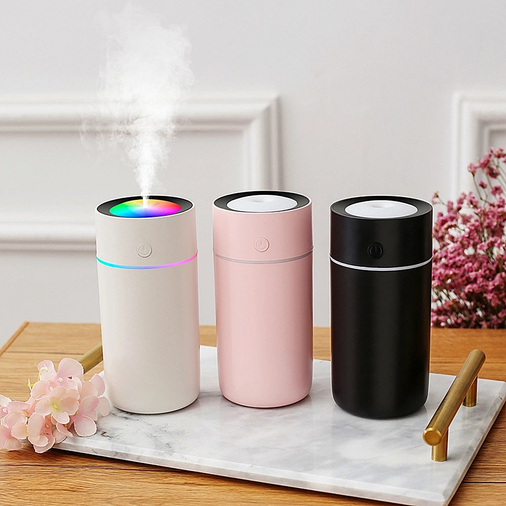 

Aromatherapy Diffuser Humidifier 320ml USB Mini Air Ultrasonic Aroma Essential Oil Diffuser Humidifier For Home Car Portable
