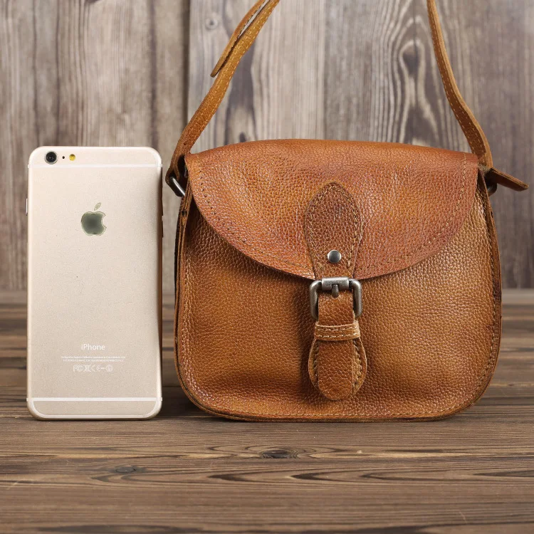 GO-LUCK, брендовая, мягкая, растительная, натуральная кожа, седло, женская сумка через плечо, женская, Воловья кожа, сумка-мессенджер, чехол для мобильного телефона