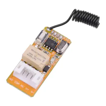

DC 3.5V 5V 9V 12V Mini Relay Wireless Remote Switch For LED Lamp 433 MHZ Micro Receiver With Box without Transmitter
