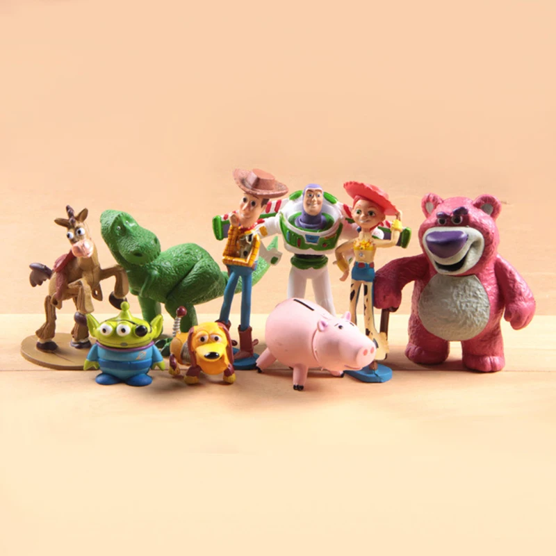 6/7/9/10/12 шт набор disney мультфильма «История игрушек», 4 с рисунком Базза Лайтера одежда для улицы; Dog Lotso яблочко лошадь-трансформаторы приобретаемые форму игрушки для детей рождественские подарки