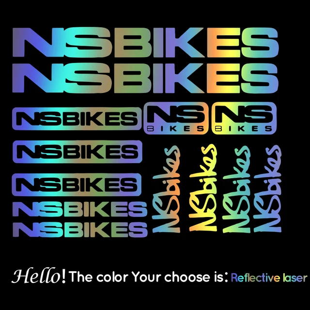 Fashion NS Bikes Stickers Cinelli For Road Bike Mountain Cycling Sticker MTB Bicycle Wheels Decal Protector Parts Reflective Laser