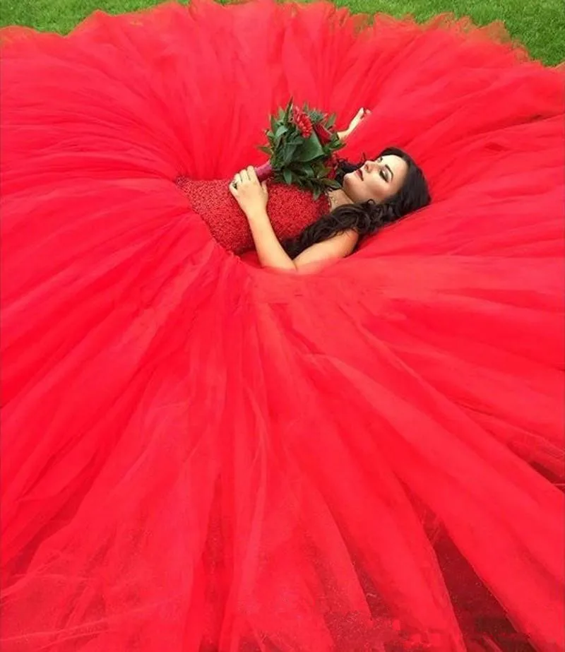 high-quality-turkey-red-colour-wedding-dress-ball-gown-tulle-women-western-bridal-party-dress-plus-size_副本