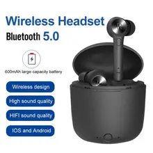 Bluedio Hi беспроводные Bluetooth наушники для мобильного телефона стерео спортивные наушники гарнитура встроенный микрофон с зарядной коробкой