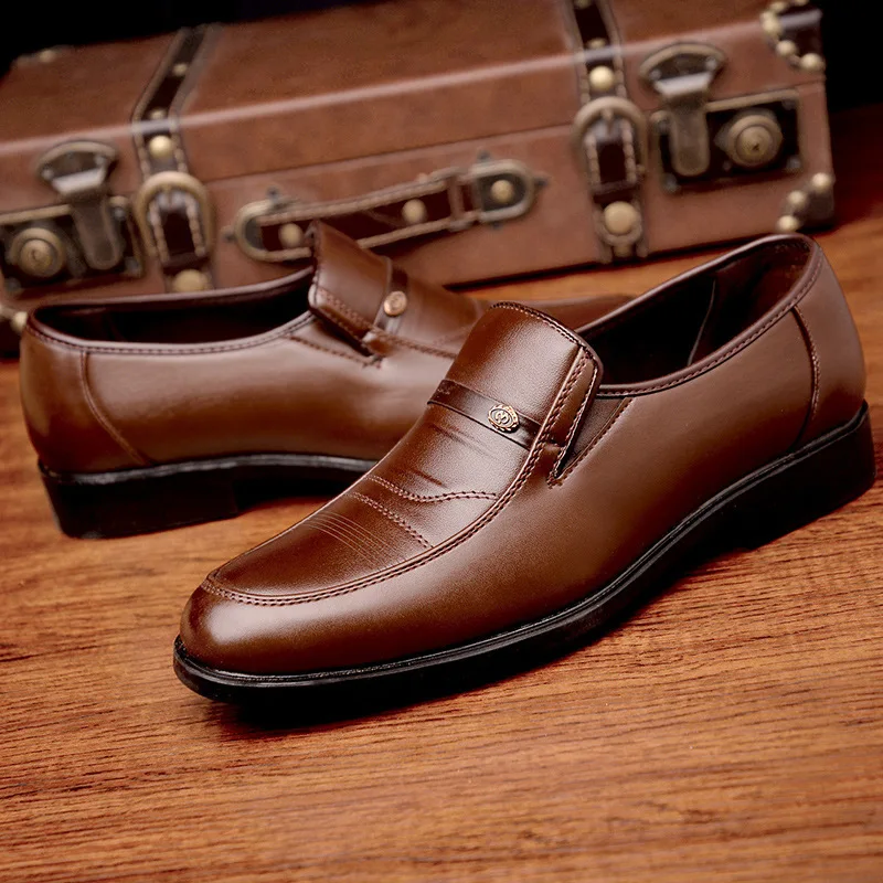 

Affairs Correct Dress Go Shoe To Work In An Office Man Set Foot Leisure Oxford Leather Shoes