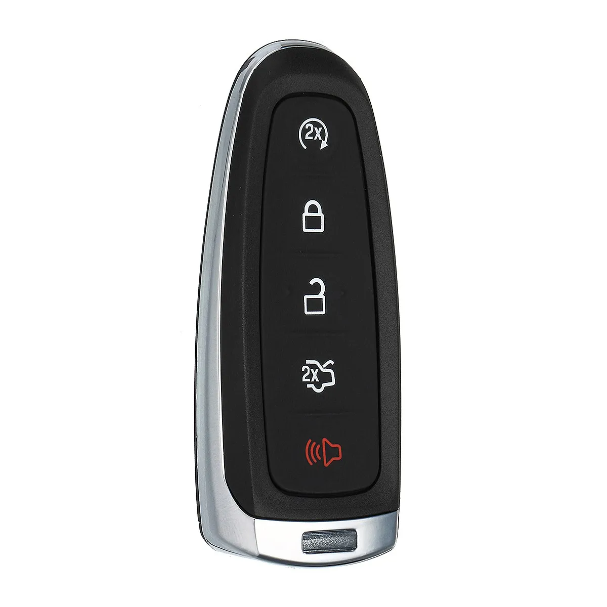 

5 Buttons Lock Unlock Trunk Start Panic Remote Key Fob Case Shell For Ford Edge Explorer Escape Flex MKS MKT 2011 2012 2013 2014