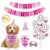 Fowecelt Handmade Adjustable Pet Birthday Party Decor Cat Dog Scarf Hat Collar Banner Accessories for DIY Pet Party Supplies 13