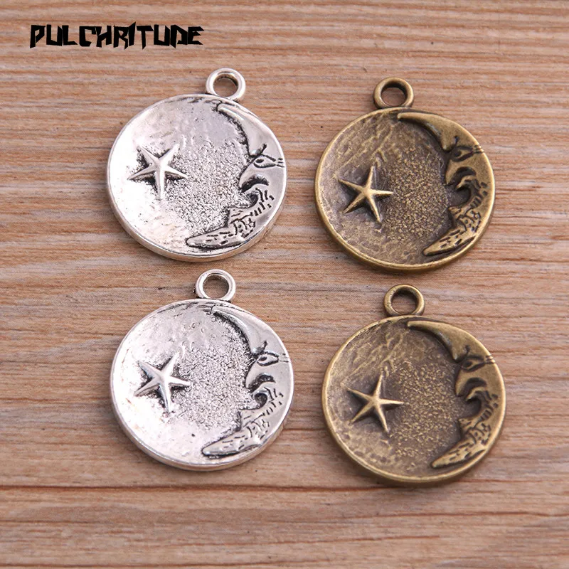 Moon Charms Jewelry Making Charm Star Moon Zinc Alloy Moon Charms