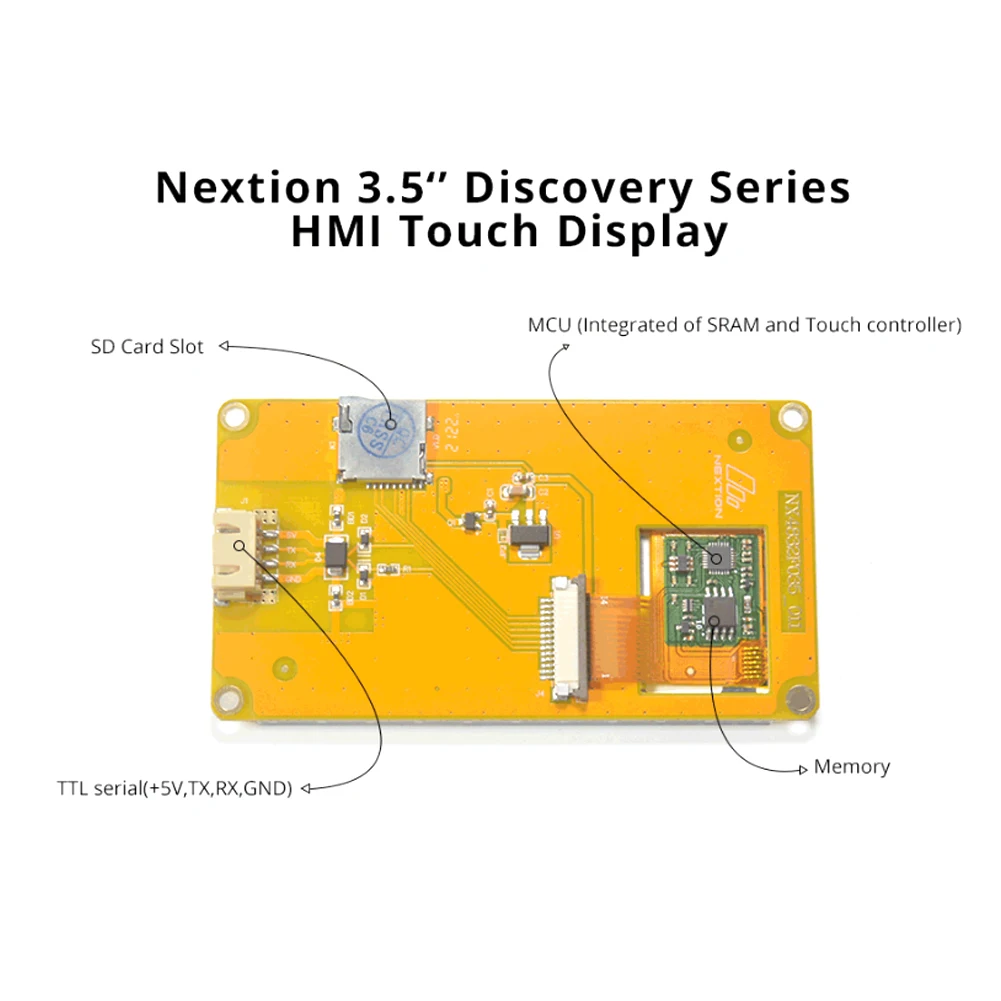 Nextion Discovery Series Lcd-tft Hmi Touch Display Nova Solução Resistive Touchscreen Nx4832f035 3.5 - Image 5